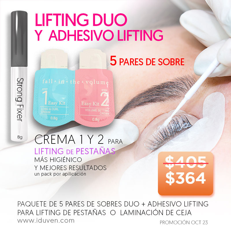 Lifting de pestañas cremas 1 y 2